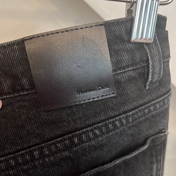 Brand New (WOT) Massimo Dutti Wide Leg Black Jeans - Picture 2 of 4